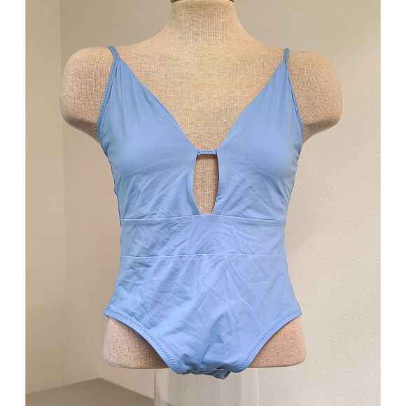 Becca by Rebecca Virtue Pastel One Piece Swimsuit Bathing Suit MEDIUM Resort M - Picture 4 of 7